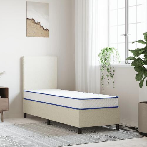 Madras 70x200x17 cm memoryskum hvid