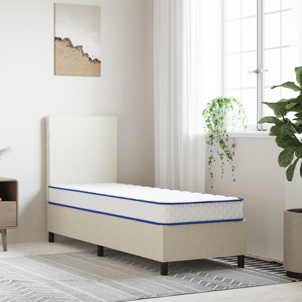 Madras 70x200x17 cm memoryskum hvid