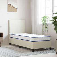 Madras 80x200x17 cm memoryskum hvid