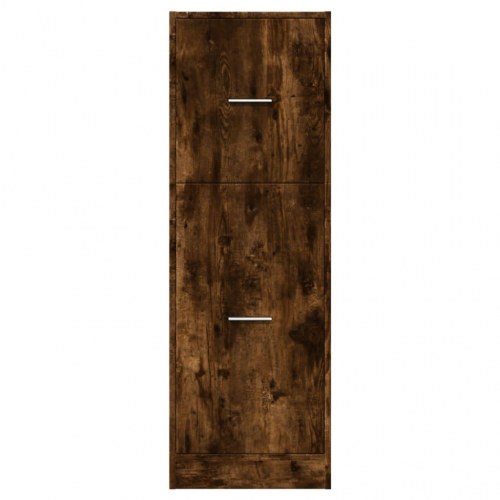 Udtræksskab 40×41×118 cm i konstrueret træ - røget eg
