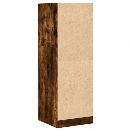 Udtræksskab 40×41×118 cm i konstrueret træ - røget eg