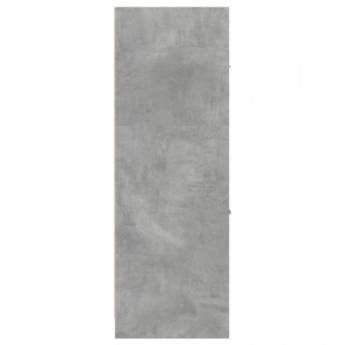 Apotekerskab 40 × 41 × 118 cm i konstrueret træ - betongrå
