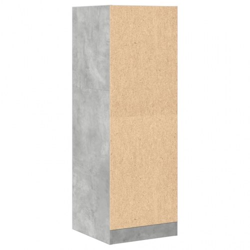 Apotekerskab 40 × 41 × 118 cm i konstrueret træ - betongrå
