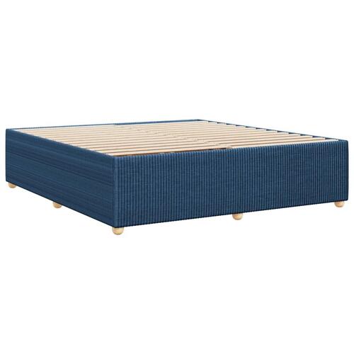 Sengeramme uden madras 180x200 cm stof blå