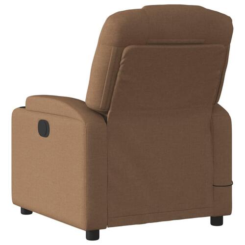 Massagestol stof brun