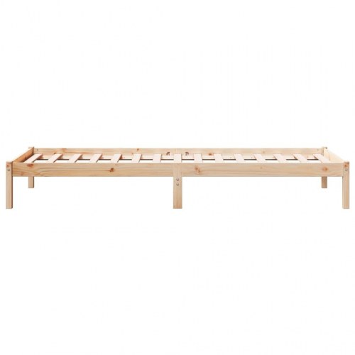 Ekstra lang sengeramme 80×210 cm - massivt fyrretræ, uden madras