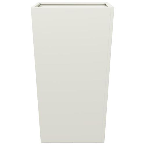Plantekrukker 2 stk. 45x45x75 cm stål hvid