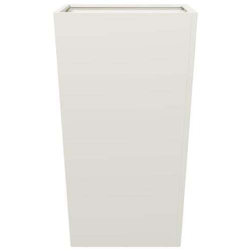 Plantekrukker 2 stk. 45x45x75 cm stål hvid
