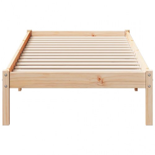 Ekstra lang sengeramme 80x220 cm i massivt fyrretræ - uden madras