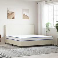 Madras 200x200x17 cm memoryskum hvid
