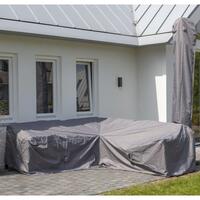 Madison udendørs loungesætovertræk 320x255x70 cm grå