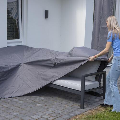 Madison udendørs loungesætovertræk 320x255x70 cm grå