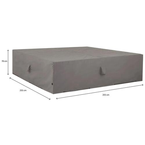 Madison udendørs loungesætovertræk 255x255x70 cm grå