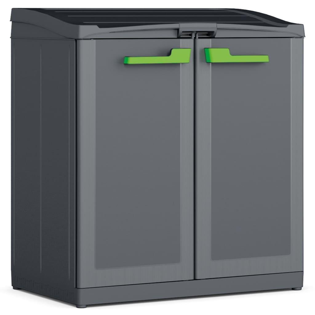 Keter affaldssorteringssystem Moby Compact Recycling System 100 cm grå