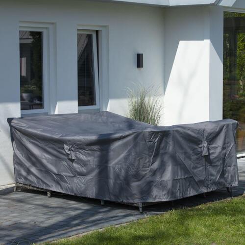 Madison udendørs loungesætovertræk 210x200x70 cm grå