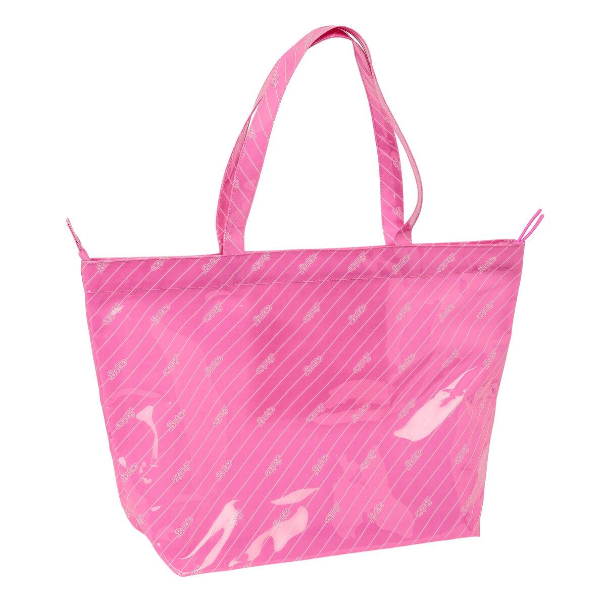 Håndtasker til damer Barbie Logomania Pink 54 x 35 x 17 cm