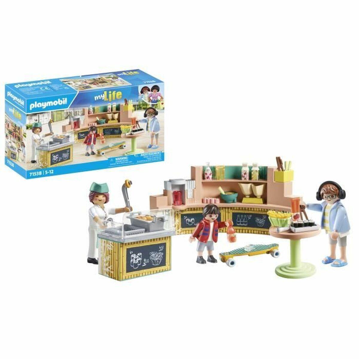 Playmobil My Life 71538 - legesæt med fastfood-bod (54 dele)