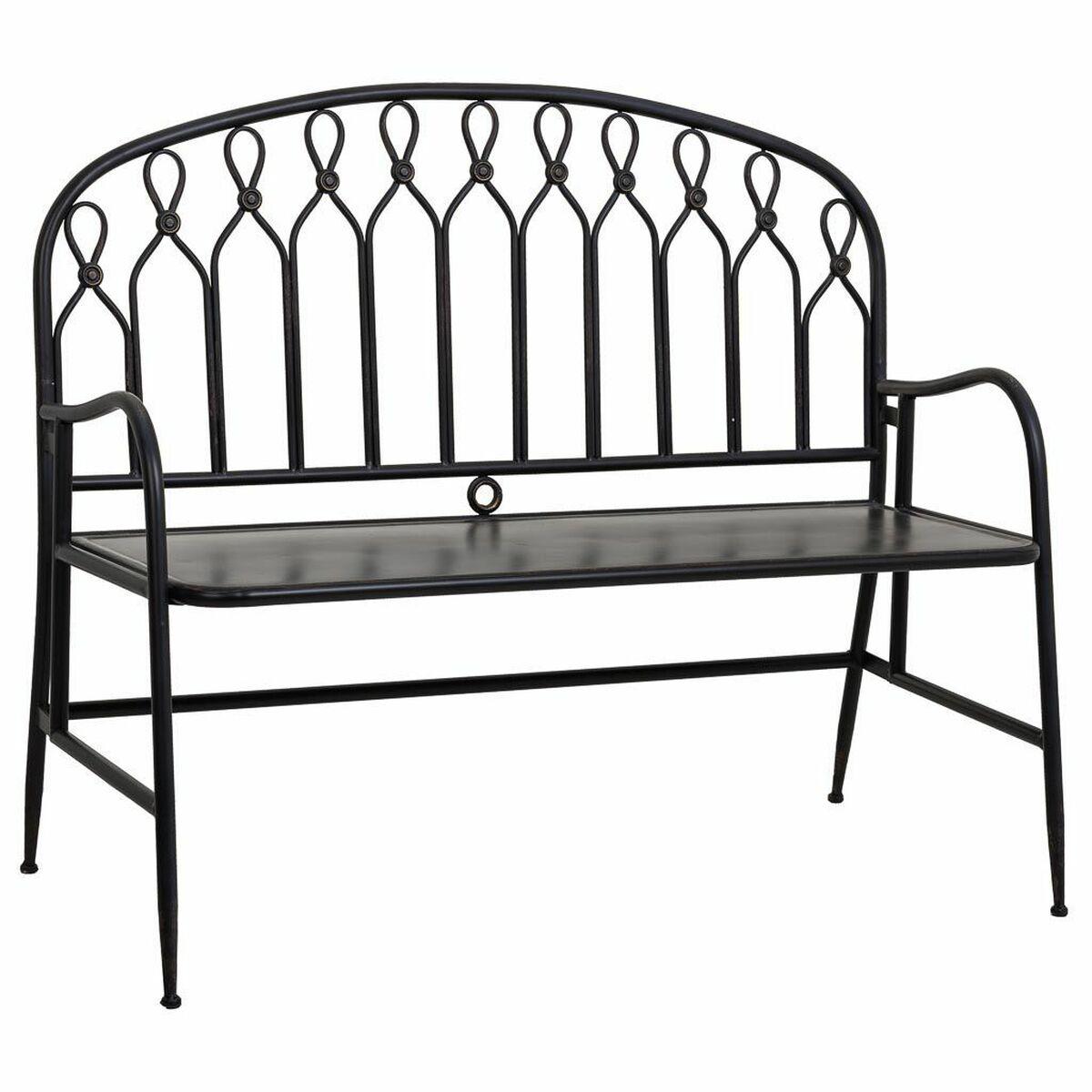 Bænk Alexandra House Living Sort Metal 56 x 98 x 118 cm