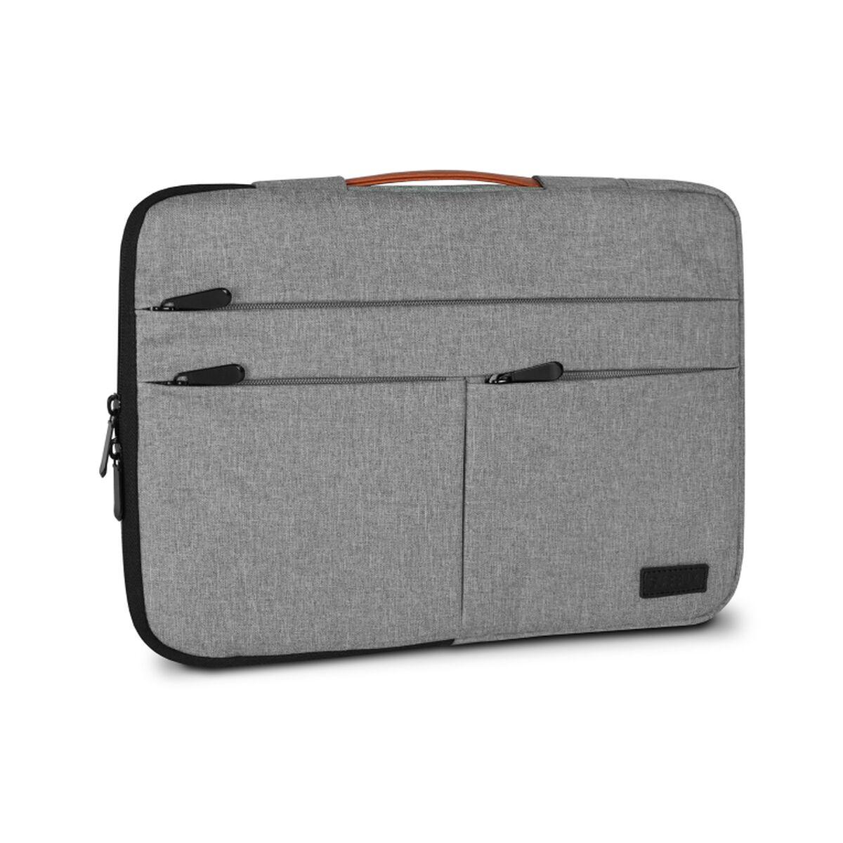 Subblim Laptop Case 15,6" - Grå polyester med lynlås