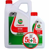 Motorolie til bil Castrol GTX 10W 40 6 L