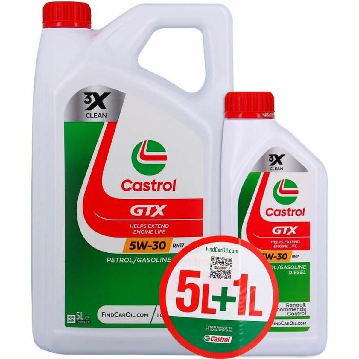 Castrol GTX 5W-30 motorolie - 6 l