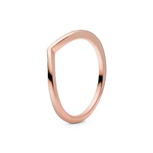 Ring til kvinder Pandora WISHBONE 14K ROSE GOLD-PLATED - RING - SIZE 50