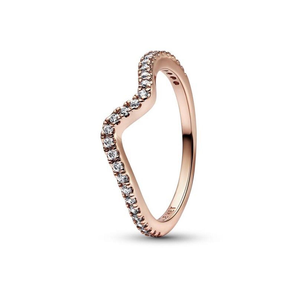 Pandora Sparkling Wave ring til kvinder - str. 54