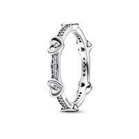 Ring til kvinder Pandora RADIANT SPARKLING HEARTS - RING - SIZE 50