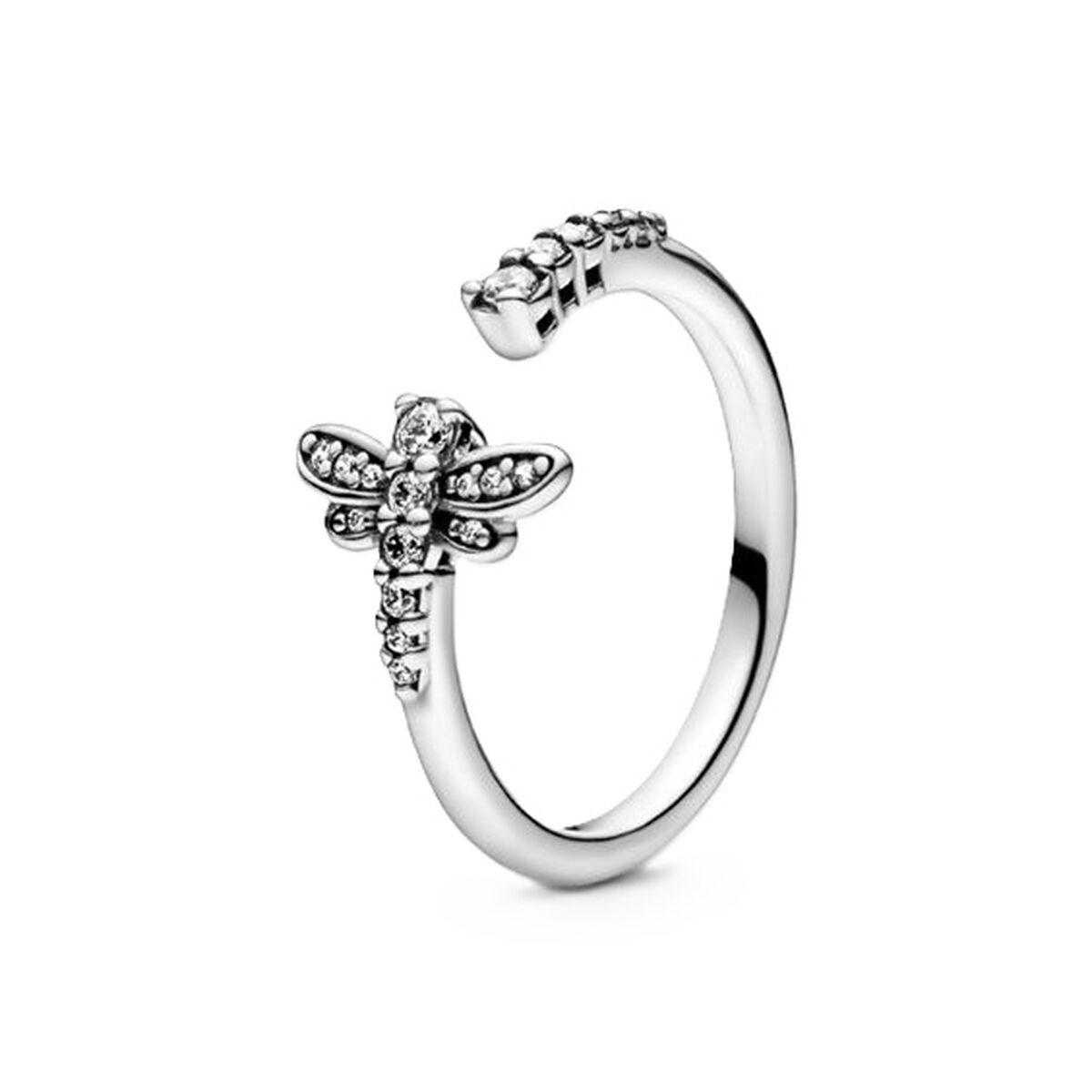 Pandora Sparkling Dragonfly ring - størrelse 54 (sterling sølv) billede