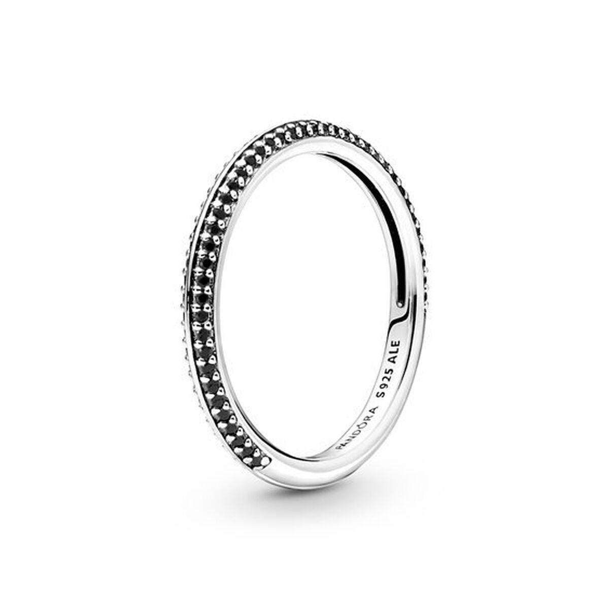 Pandora ring til kvinder - ME Collection Black Pavé, str. 50