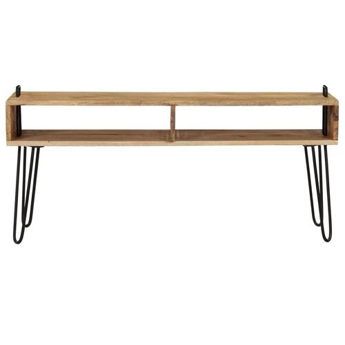 Tv-bord i massivt mangotræ 110 x 35 x 45 cm