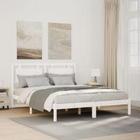 Ekstra lang sengeramme uden madras 160x220 cm massivt træ