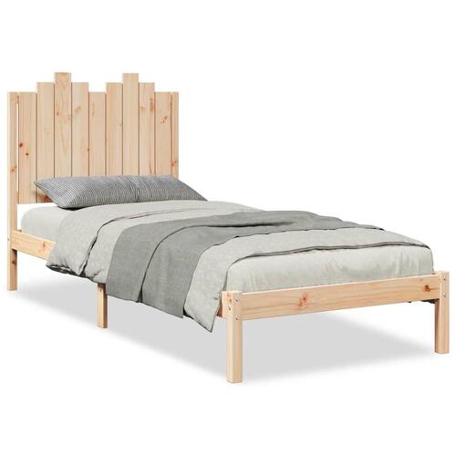 Ekstra lang sengeramme uden madras 100x220 cm massivt træ