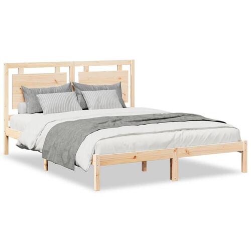 Ekstra lang sengeramme uden madras 160x210 cm massivt træ