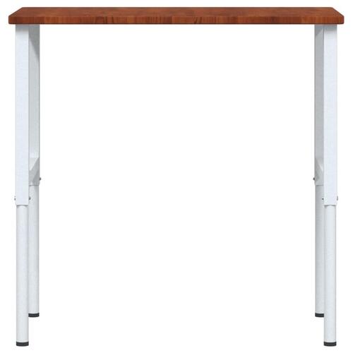 Arbejdsbænk 100x60x(71,5-98) cm massivt egetræ rektangulær