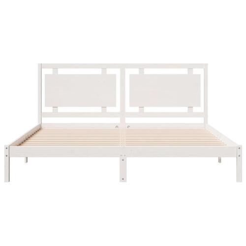 Ekstra lang sengeramme uden madras 180x220 cm massivt træ
