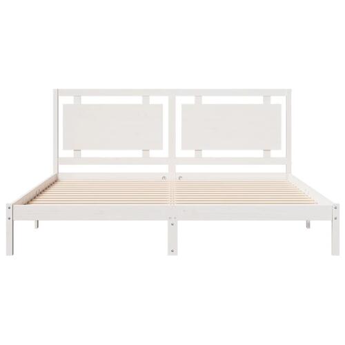 Ekstra lang sengeramme uden madras 200x220 cm massivt træ