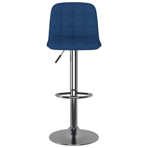 Barstole 2 stk. stof blå