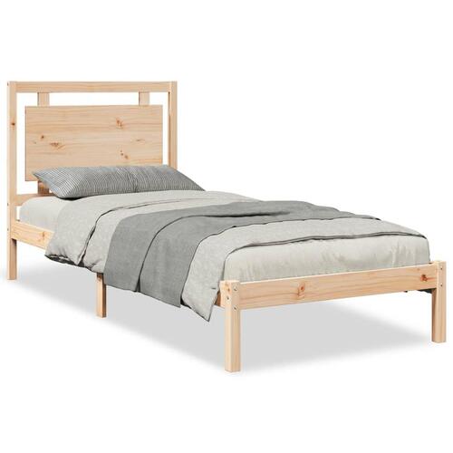 Ekstra lang sengeramme uden madras 100x210 cm massivt træ