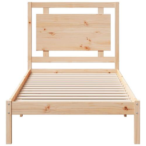 Ekstra lang sengeramme uden madras 100x210 cm massivt træ