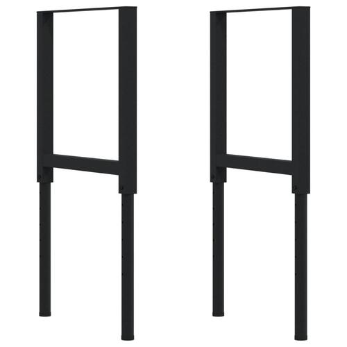 Arbejdsbænk 100x60x(73-99,5) cm massivt bøgetræ rektangulær