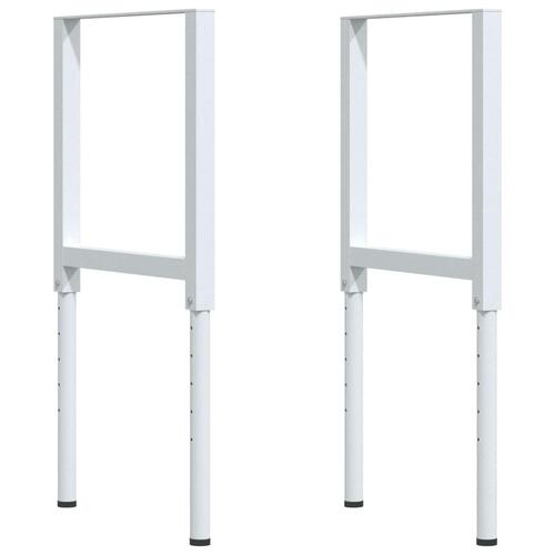 Arbejdsbænk 100x60x(71,5-98) cm massivt bøgetræ rektangulær