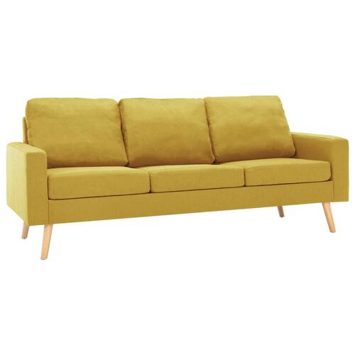 2 personers sofa stof gul