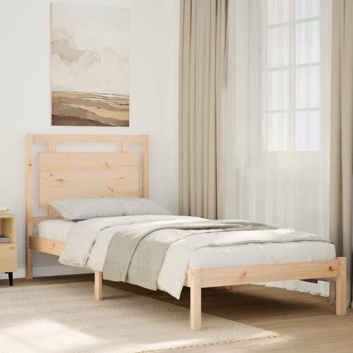 Ekstra lang sengeramme uden madras 90x210 cm massivt træ