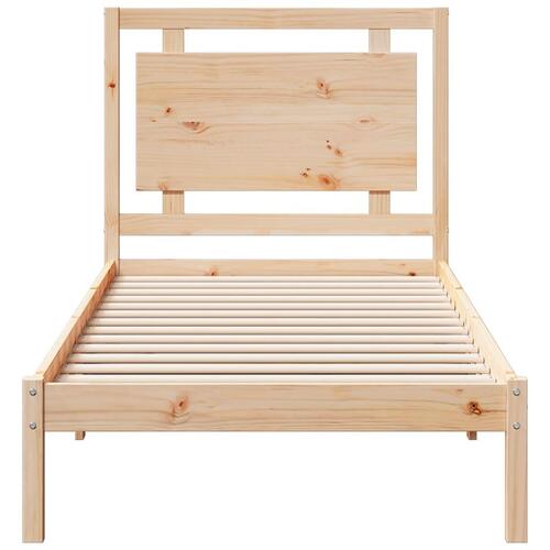 Ekstra lang sengeramme uden madras 90x210 cm massivt træ