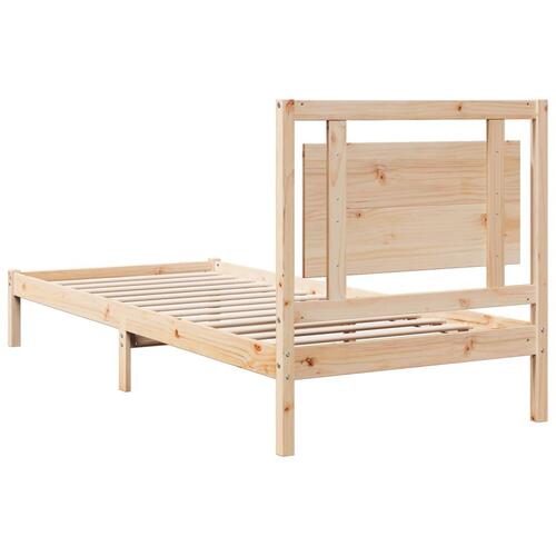 Ekstra lang sengeramme uden madras 90x210 cm massivt træ
