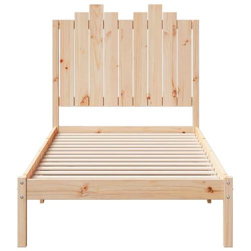 Ekstra lang sengeramme uden madras 100x210 cm massivt træ