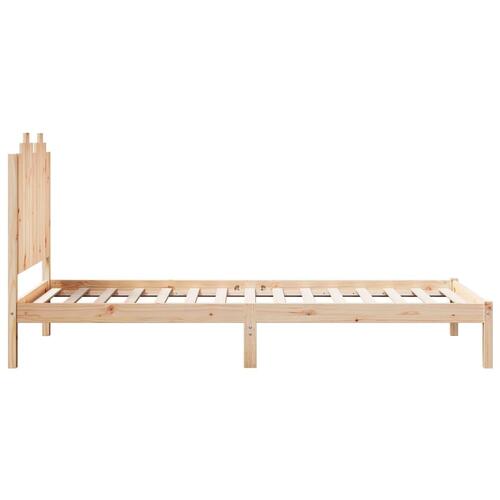 Ekstra lang sengeramme uden madras 100x210 cm massivt træ