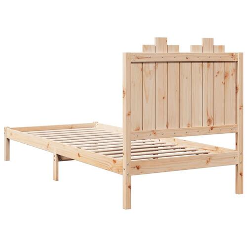 Ekstra lang sengeramme uden madras 100x210 cm massivt træ