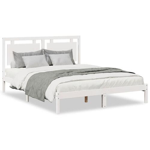 Ekstra lang sengeramme uden madras 140x210 cm massivt træ